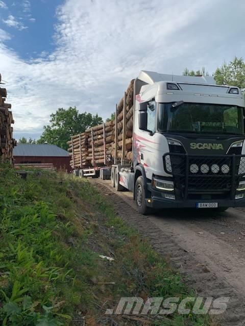 Scania R580B6X4NB 木材运输车