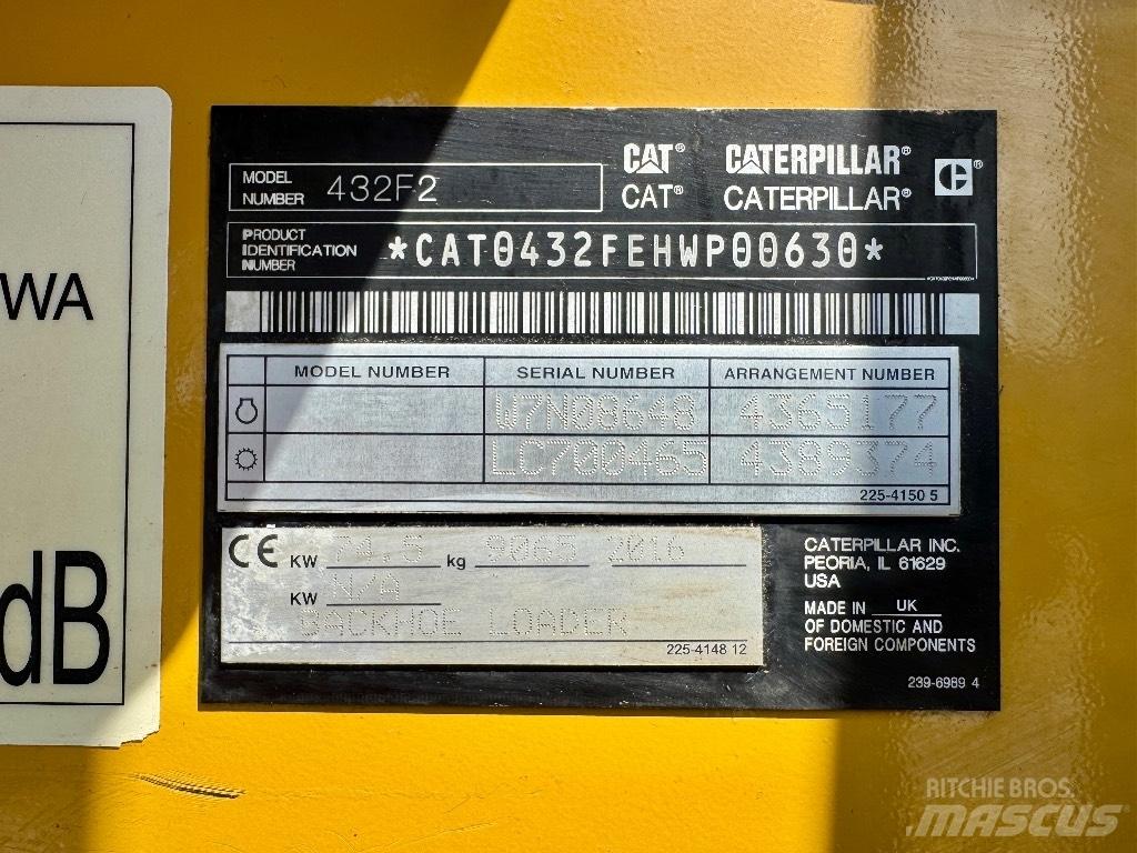 CAT 432F2 反铲装载机
