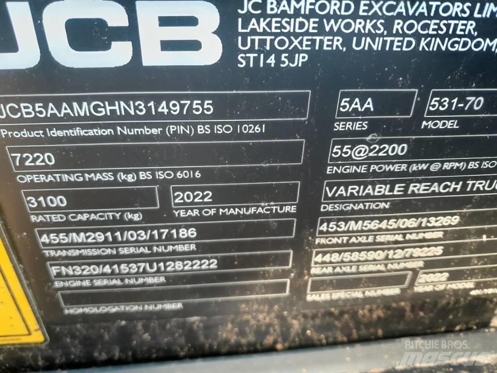 JCB 531-70 电动叉车