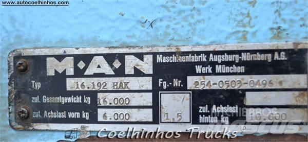 MAN 16.192 HAK 平板栏板货车
