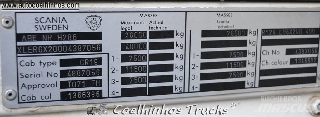 Scania 124L 400 平板车