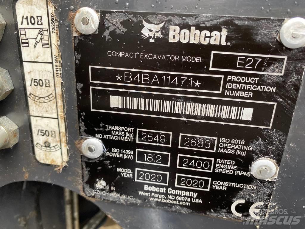 Bobcat E 27 Z 小型挖掘机