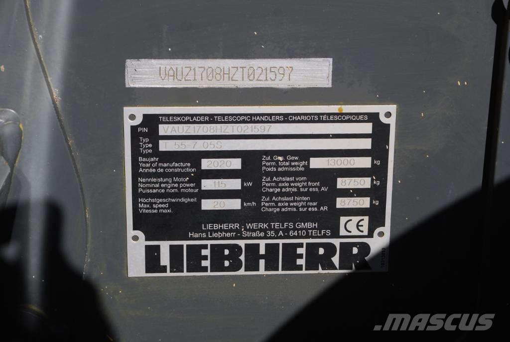 Liebherr T 55-7s 伸缩臂叉装车|叉装车