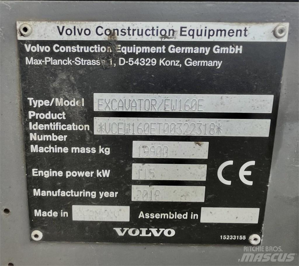 Volvo EW 160 E 轮式挖掘机