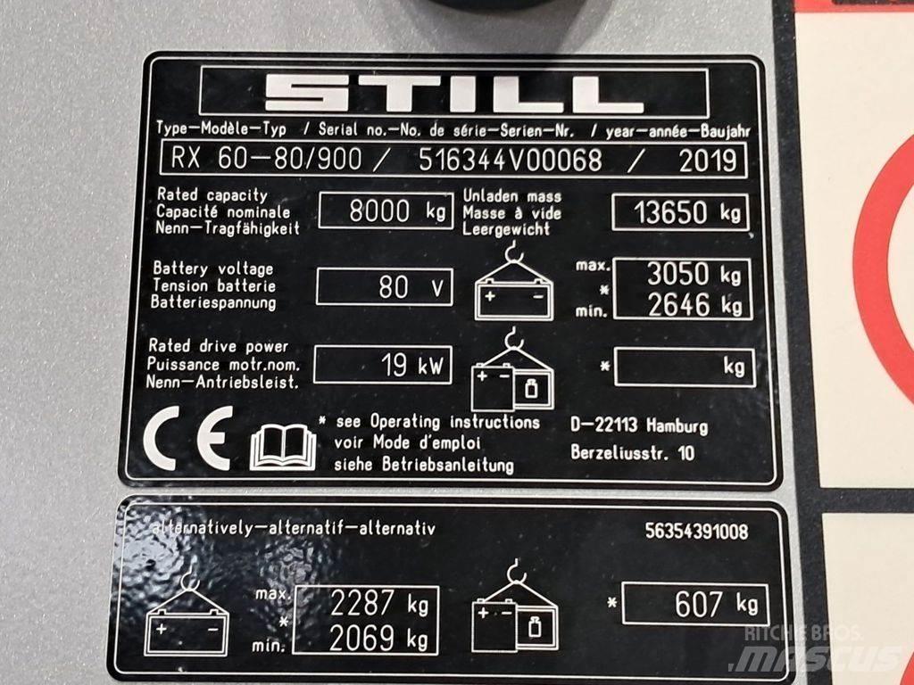 Still RX60-80/900 电动叉车