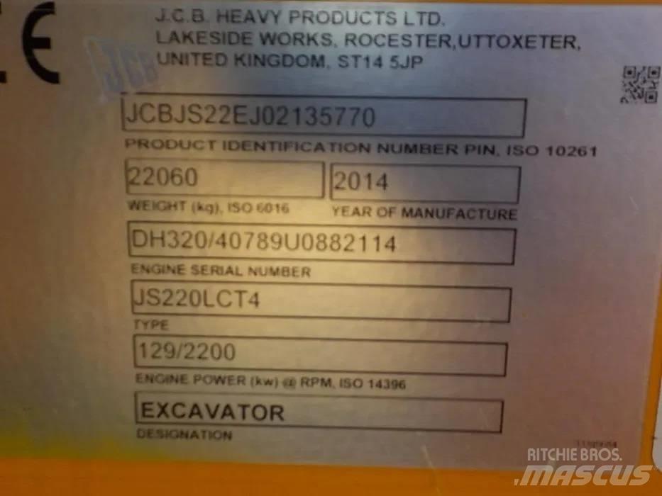 JCB JS220LC 履带挖掘机
