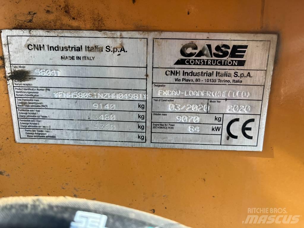 CASE 580 ST 反铲装载机