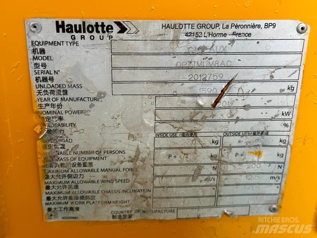 Haulotte OPTIMUM 8 剪叉式升降机