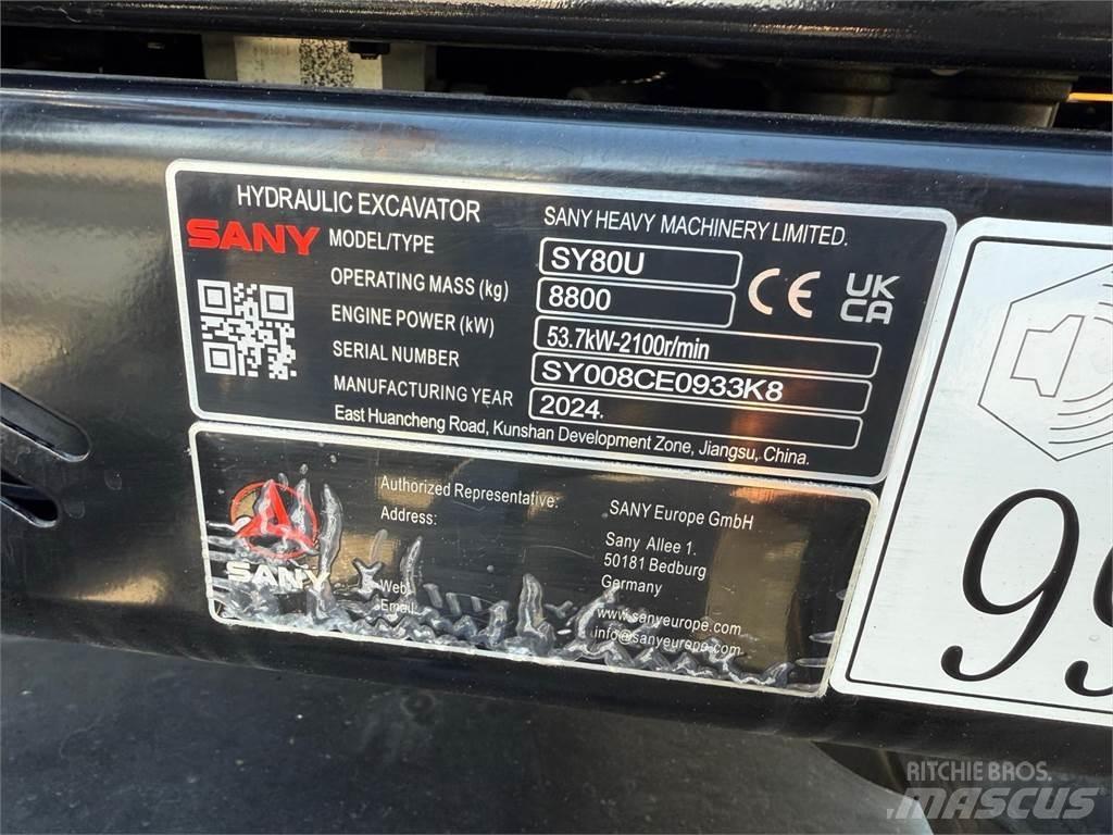 Sany SY80U 中型挖掘机