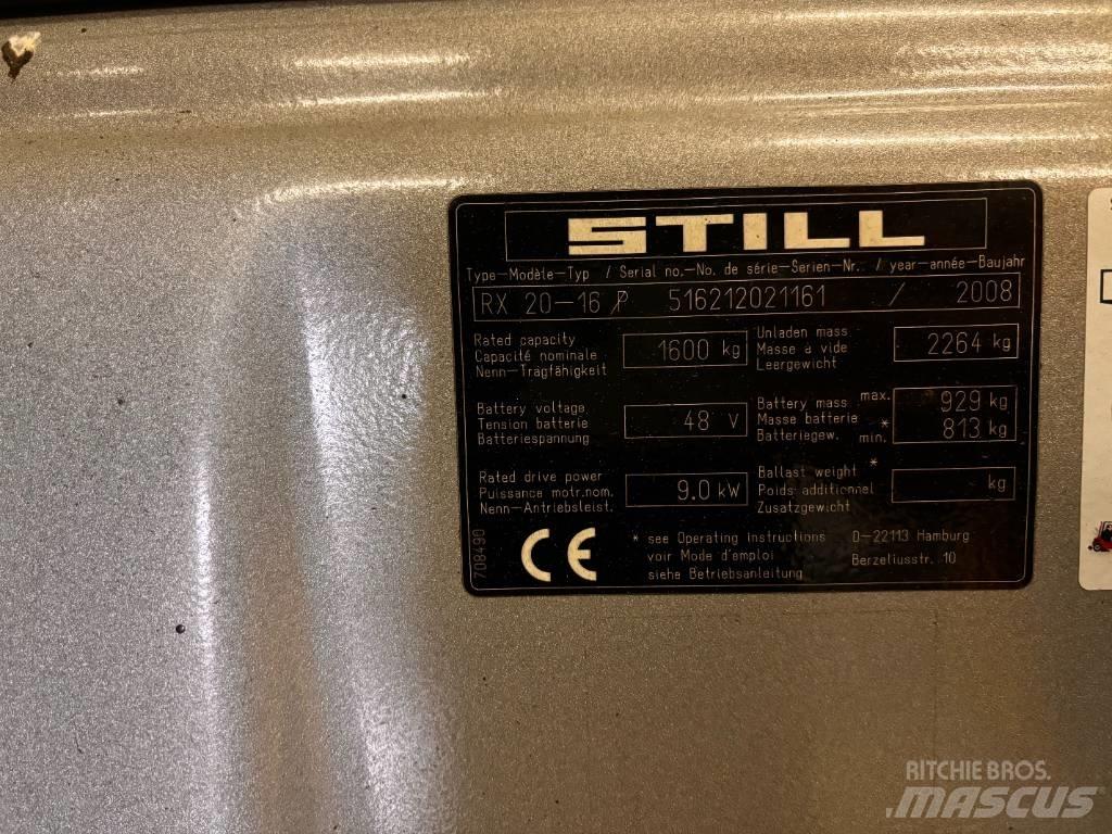 Still RX 20-16 电动叉车