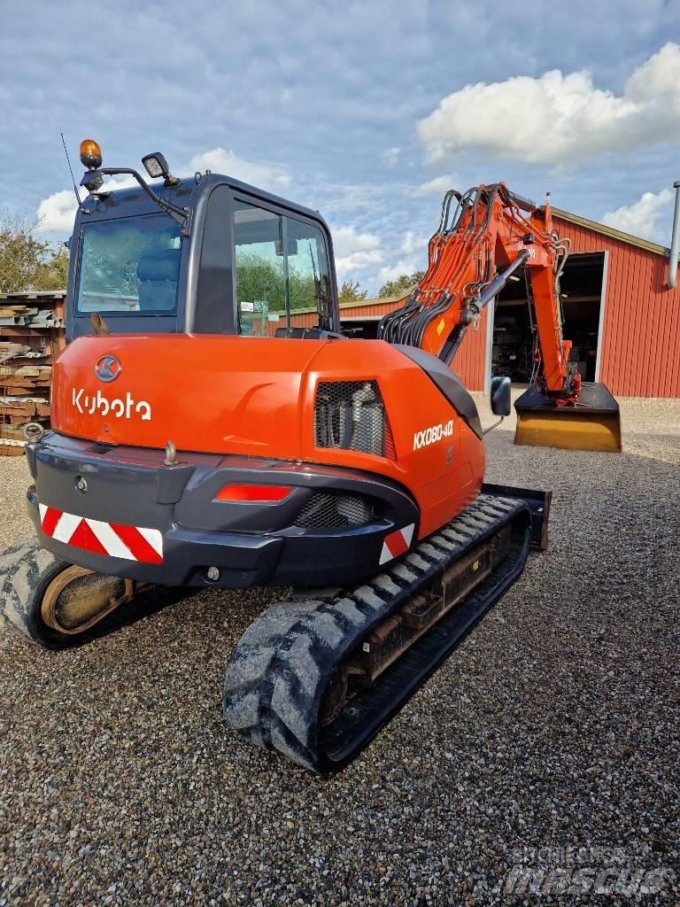 Kubota KX080-4 小型挖掘机