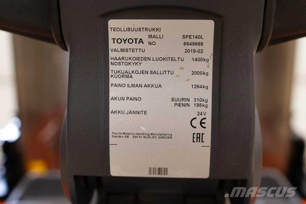 Toyota SPE 140 L 行走式堆垛机