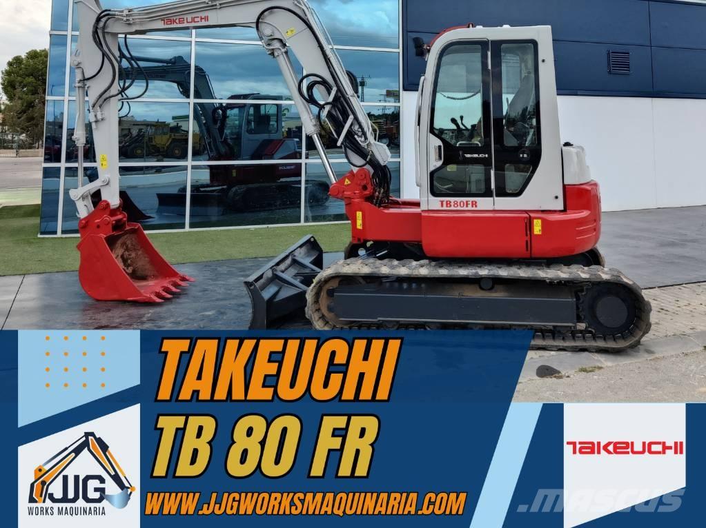 Takeuchi TB 80 FR 中型挖掘机