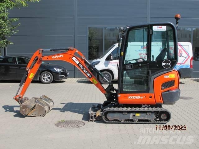 Kubota KX 019-4 小型挖掘机