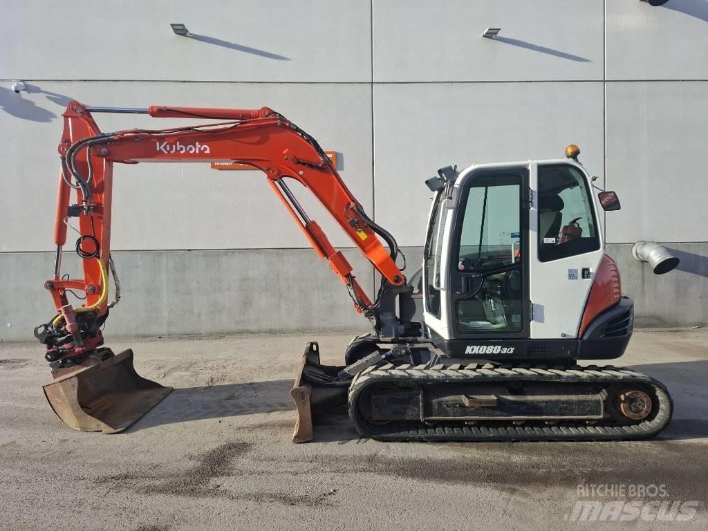 Kubota KX 080-3 中型挖掘机