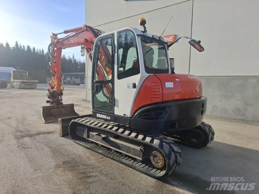 Kubota KX 080-3 中型挖掘机