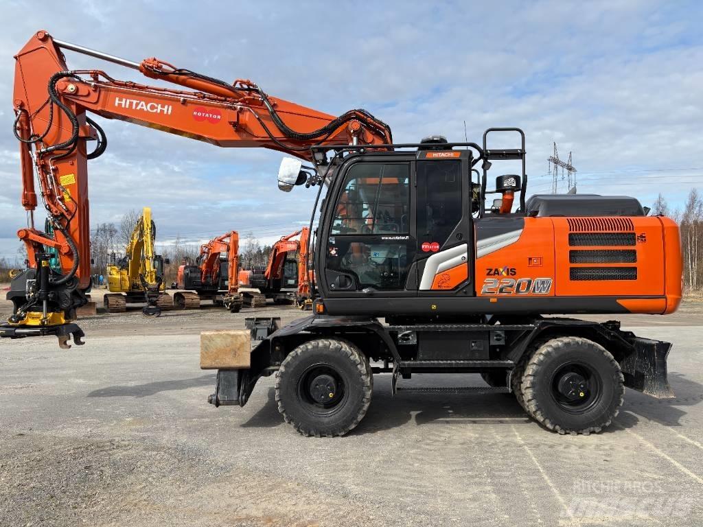 Hitachi ZX220W-7 2P 轮式挖掘机