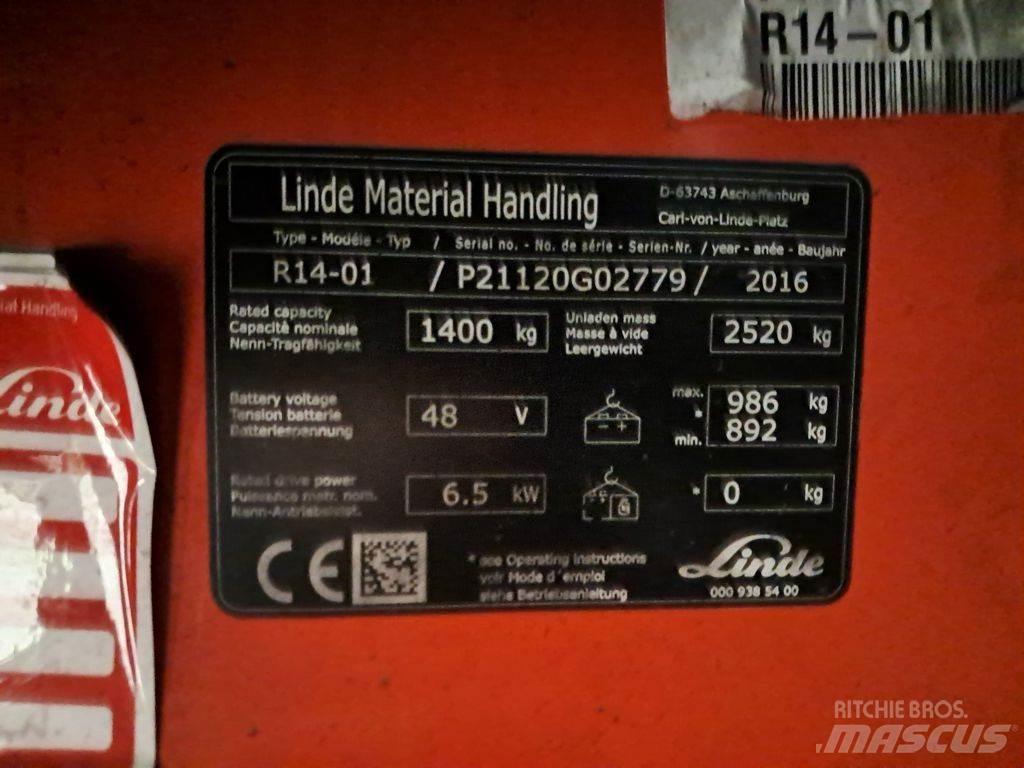 Linde R14-01 前移式叉车