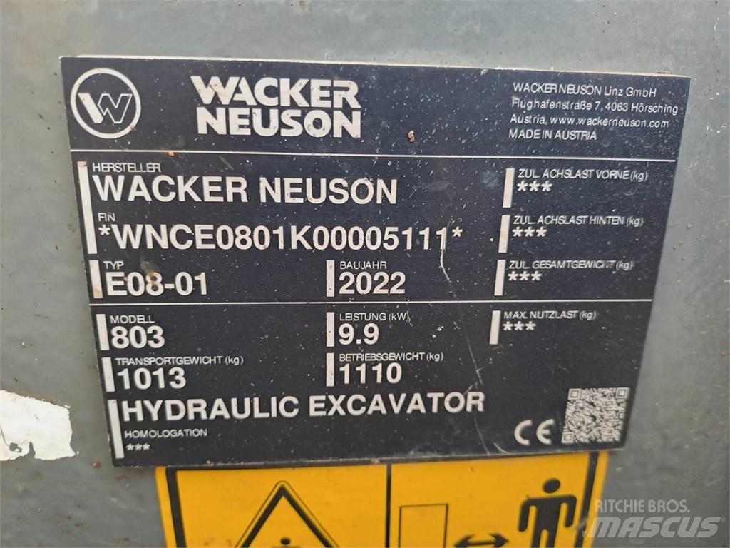 Wacker Neuson 803 履带挖掘机