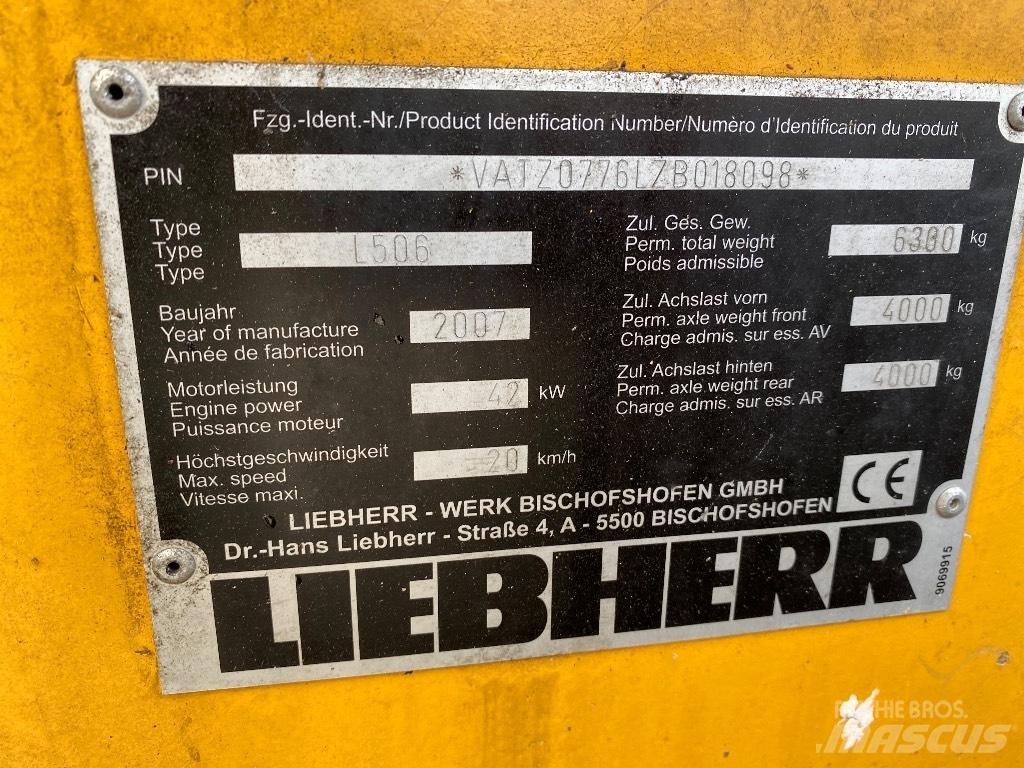 Liebherr 506 Stereo 轮式装载机