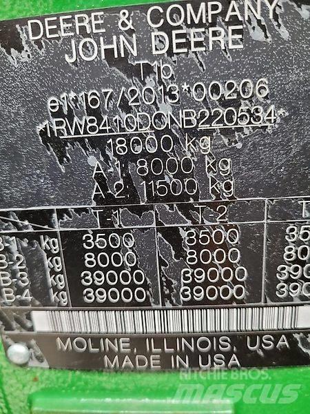 John Deere 8 R 410 拖拉机/农用车