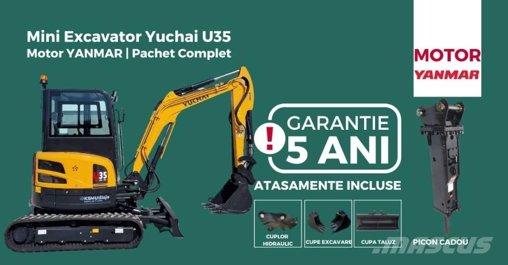 Yuchai U35 STAGE 5 小型挖掘机