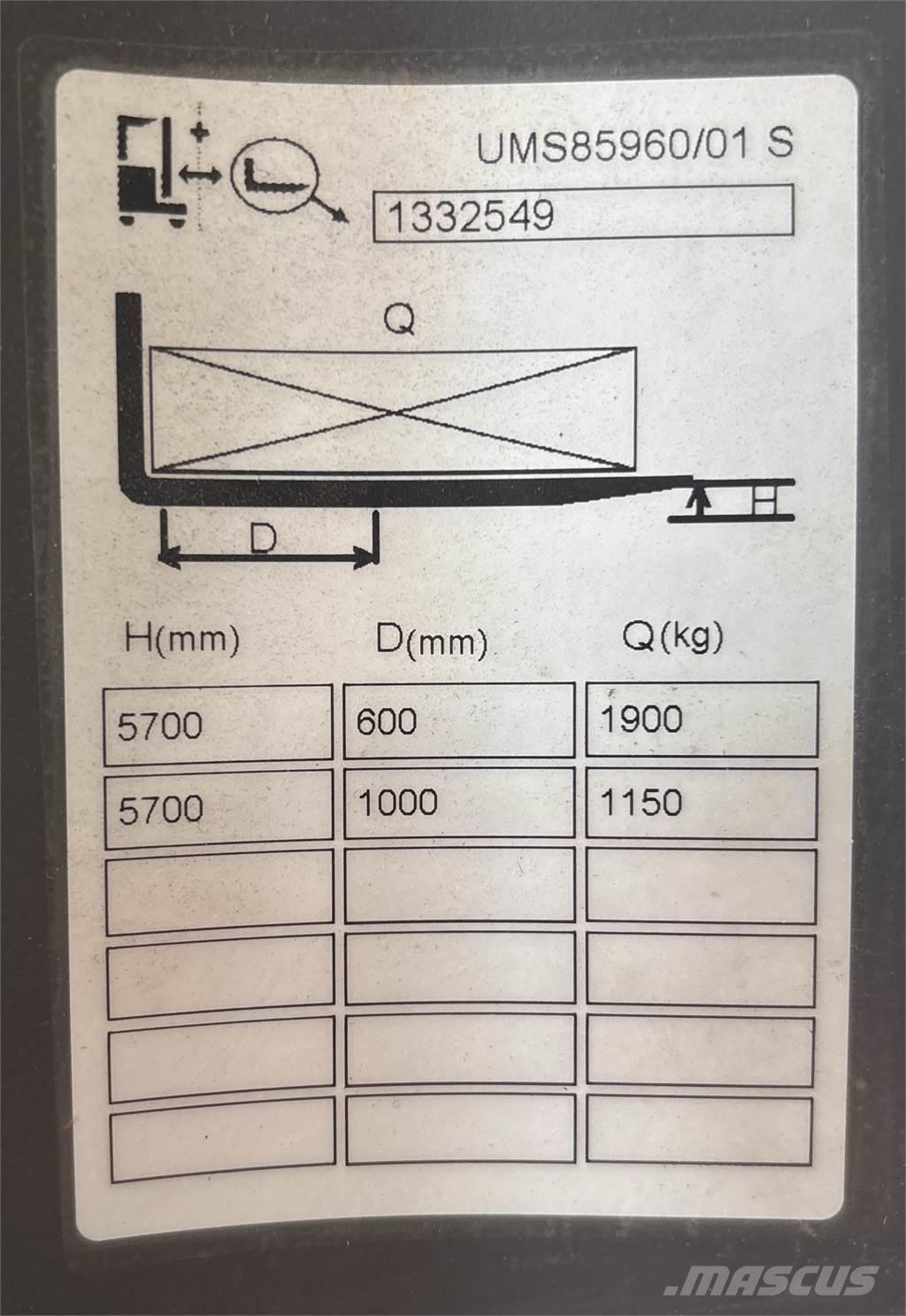 Atlet UMS200 前移式叉车