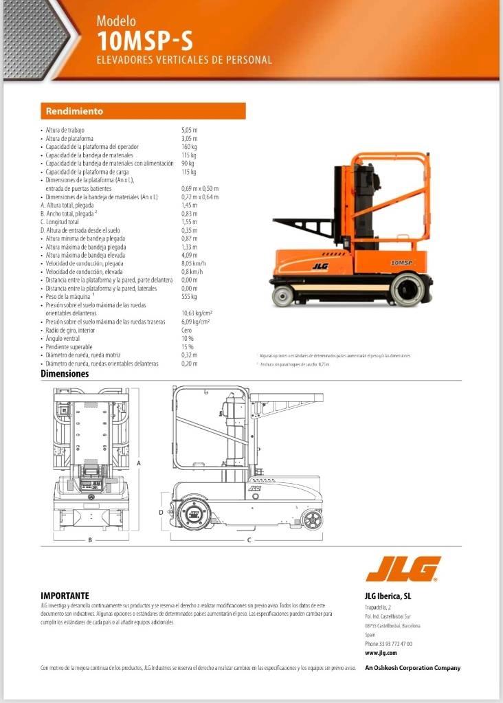 JLG 10 MSP 客货电梯