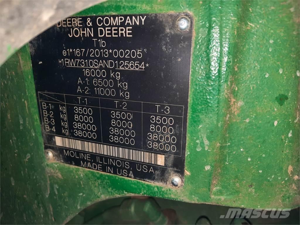 John Deere 7r310 拖拉机/农用车