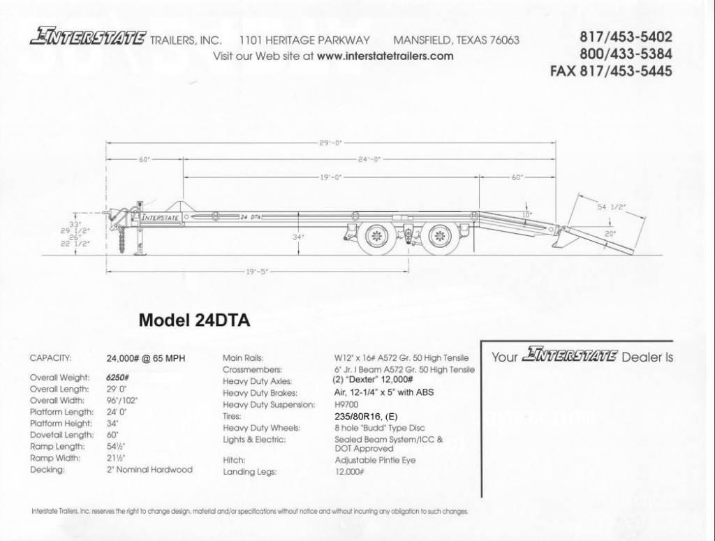 Interstate 24DTA 清障车
