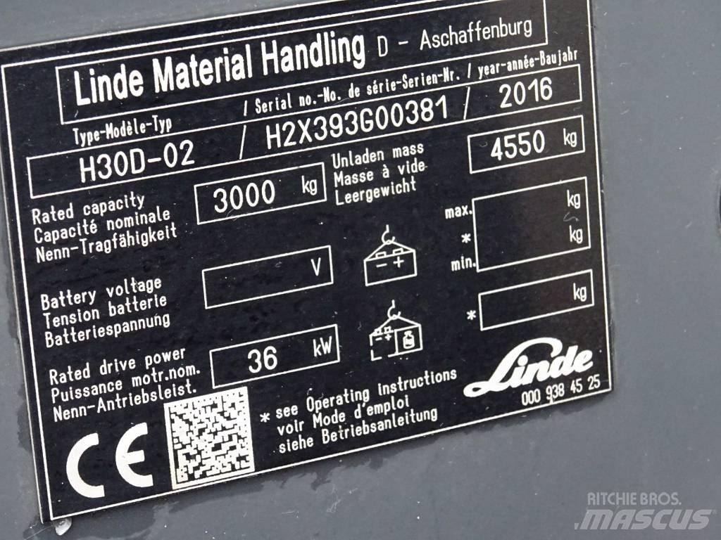 Linde H30D-02 柴油叉车