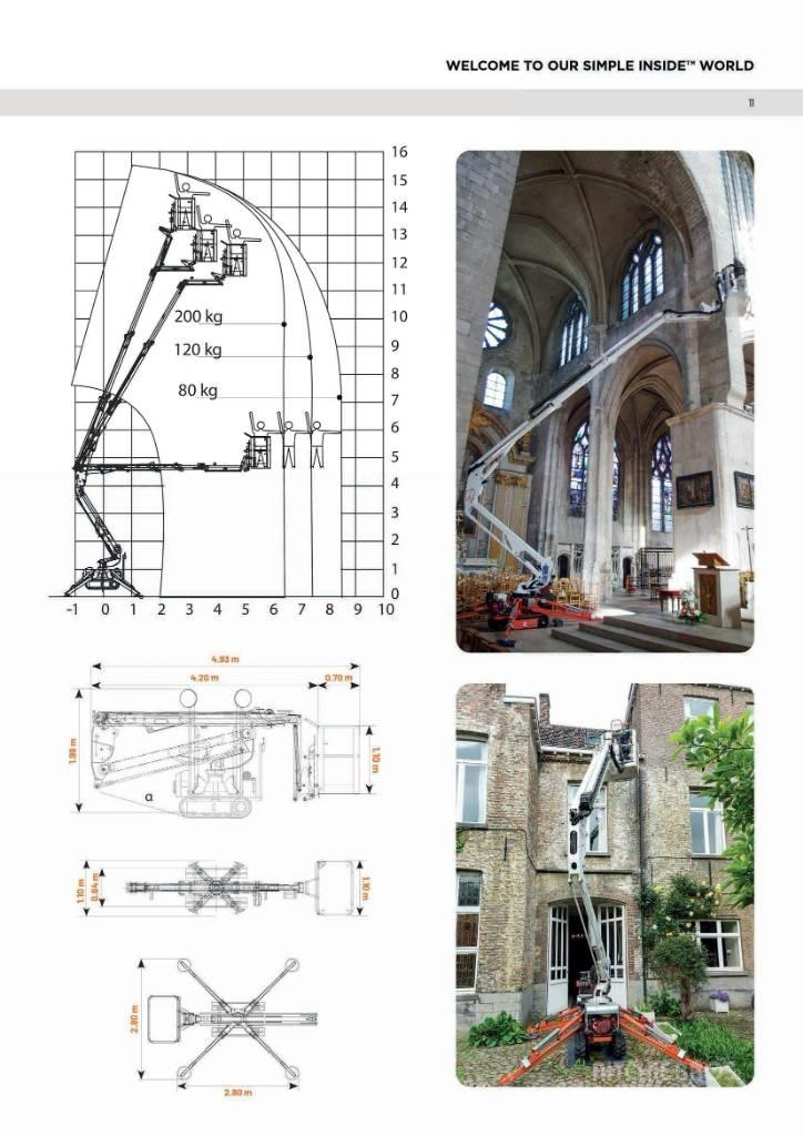 EasyLift R 160 曲臂高空工作平台