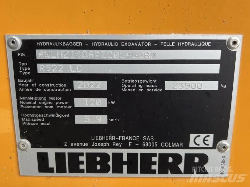 Liebherr R922 LC 履带挖掘机