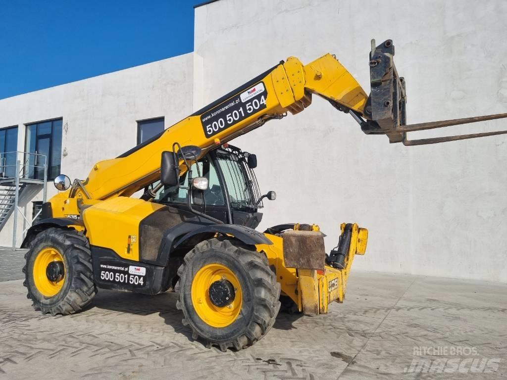 JCB 535-125 Hiviz 伸缩臂叉装车|叉装车