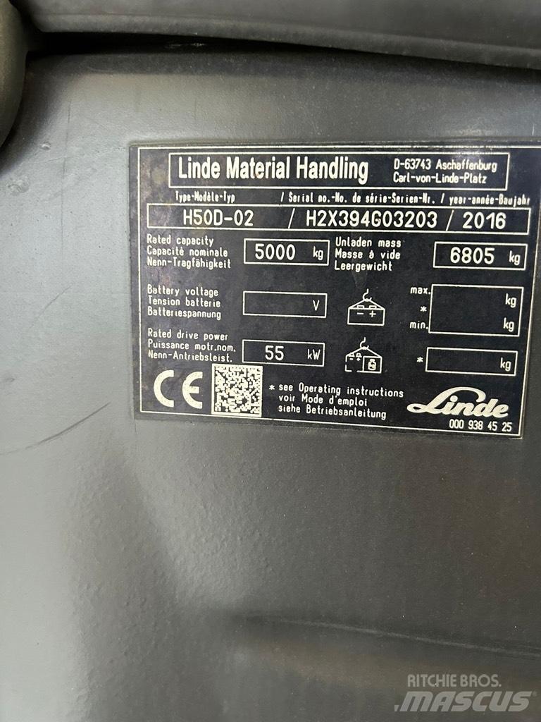 Linde H50D-02 EVO 柴油叉车