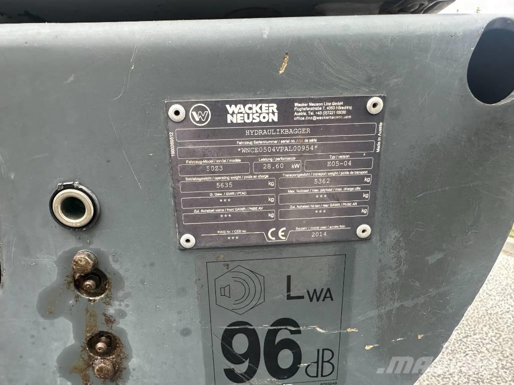Wacker Neuson 50 Z3 小型挖掘机