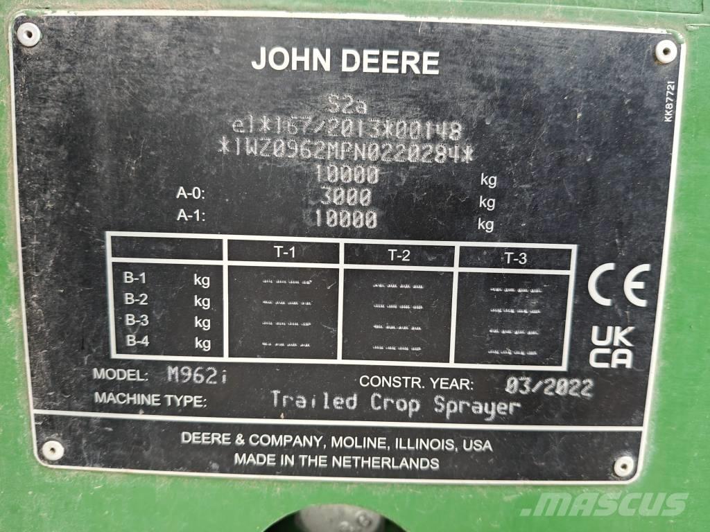 John Deere M 962 i 牵引式喷雾机