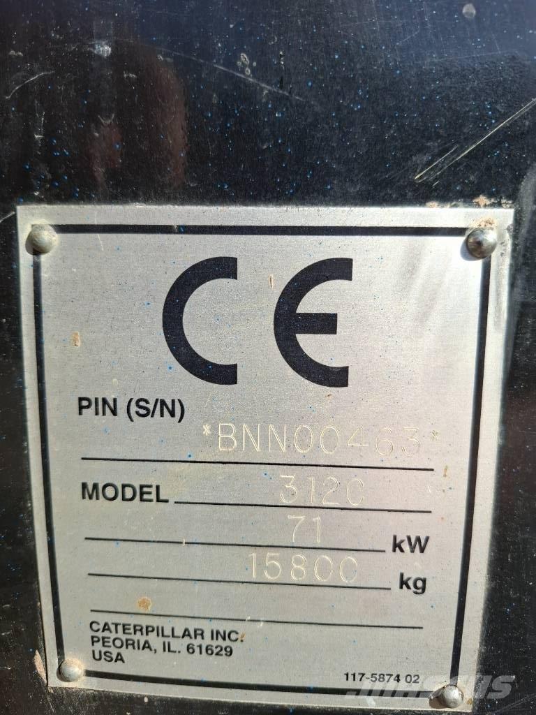 CAT 312 C 履带挖掘机