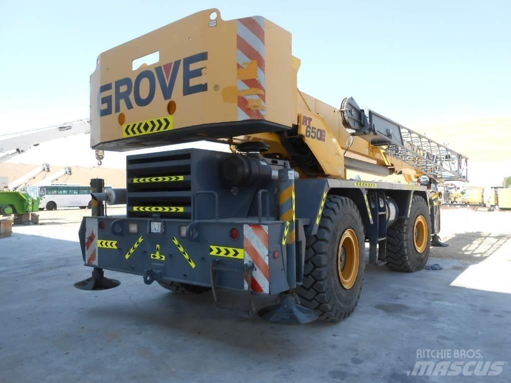 Grove RT 650 E 越野轮胎起重机︳越野吊︳越野起重机︳移动式起重机