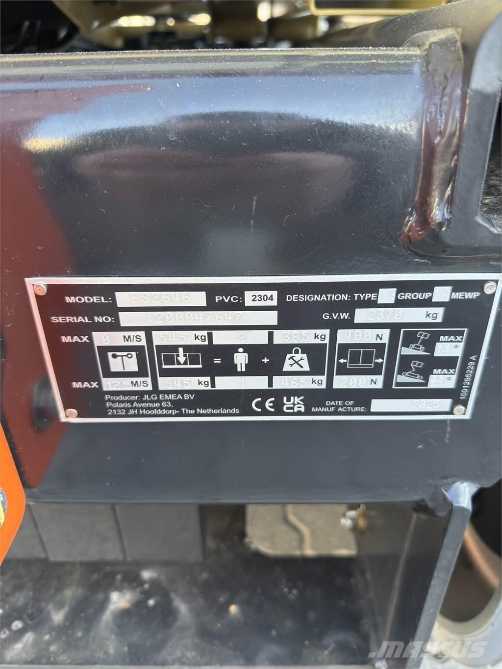 JLG ES2646 剪叉式升降机
