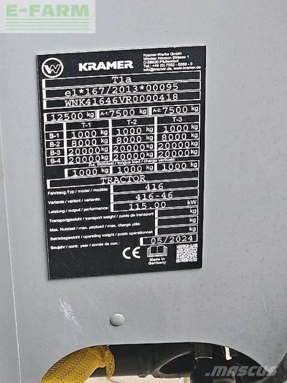 Kramer kt559 电动叉车