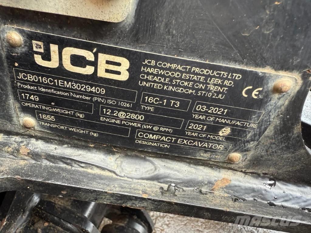 JCB 16 C-1 小型挖掘机