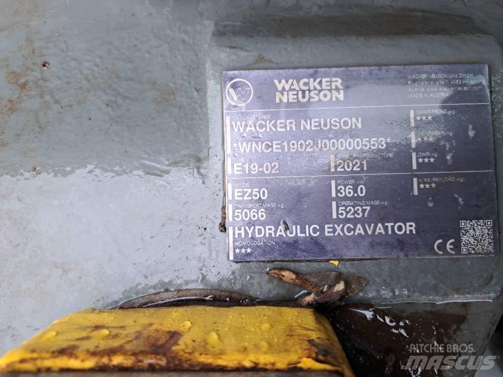 Wacker Neuson EZ50 履带挖掘机
