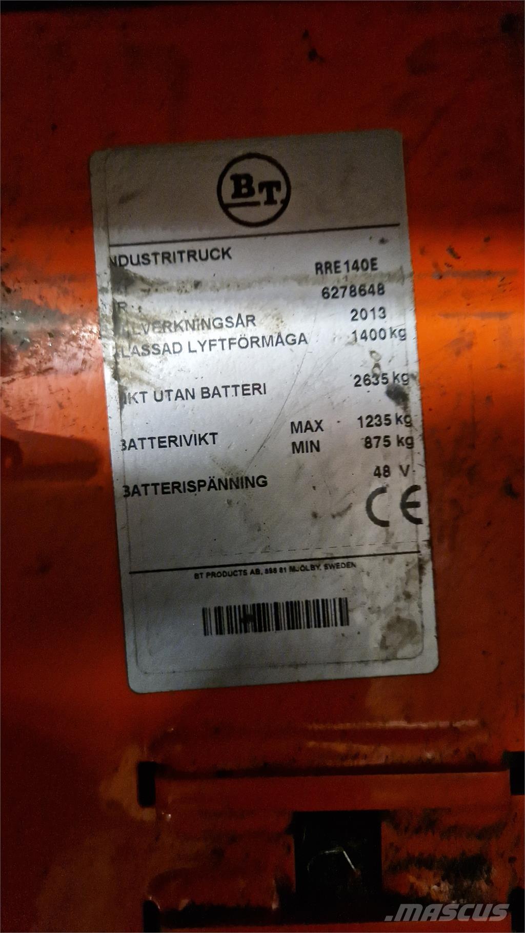 BT RRE140E 前移式叉车