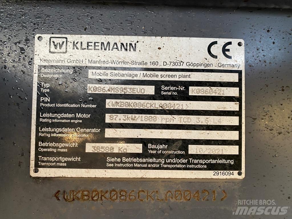 Kleemann MS953 EVO 振动筛