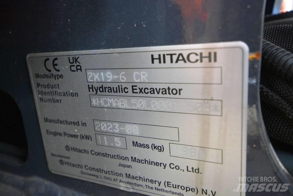 Hitachi ZX 19-6 小型挖掘机