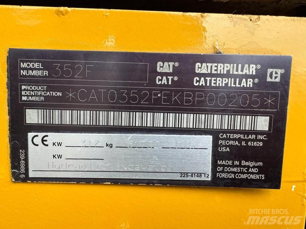 CAT 352F 履带挖掘机