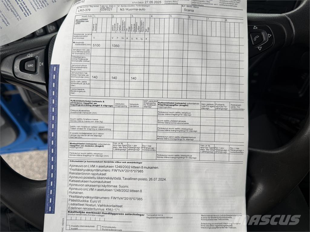 Scania P 410 6X2 起重车