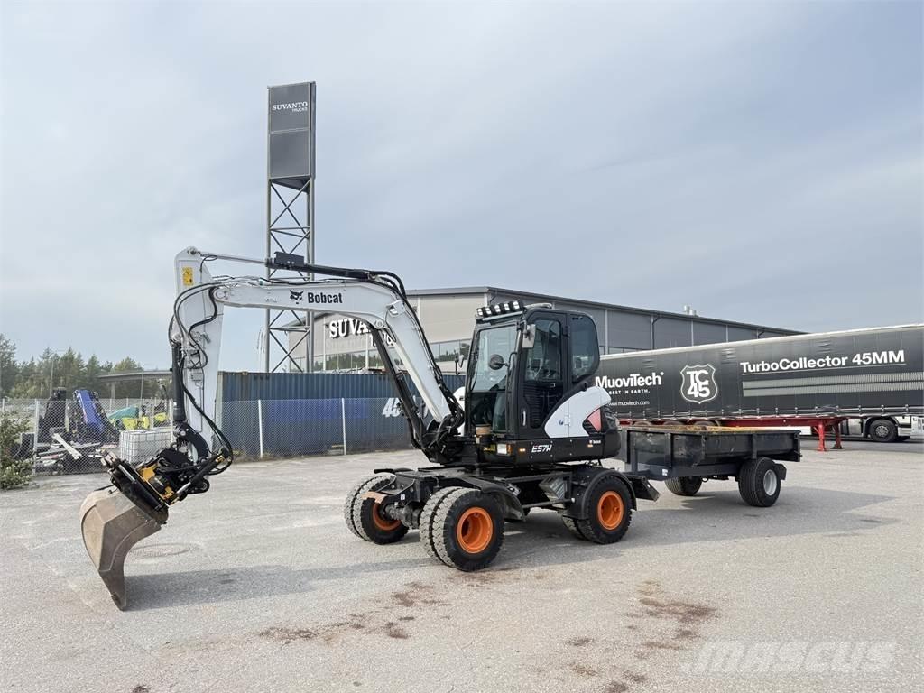 Bobcat E57W 轮式挖掘机
