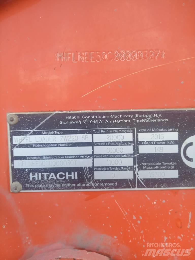 Hitachi ZW 220-6 轮式挖掘机